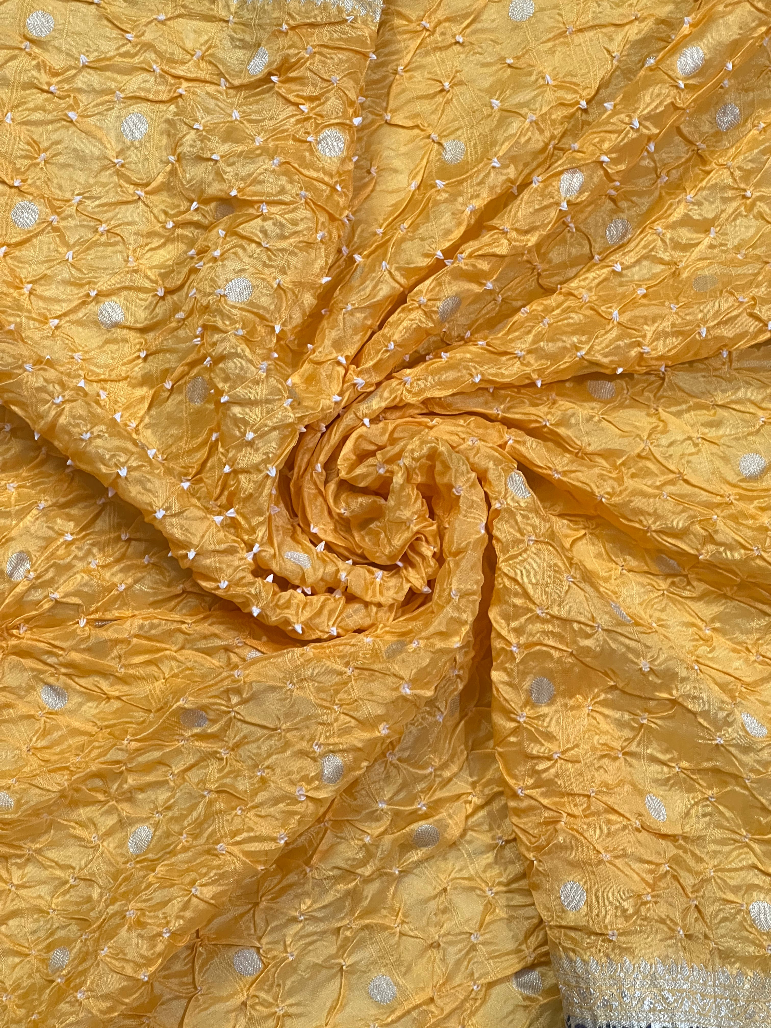 Tussar Bandhej Saree