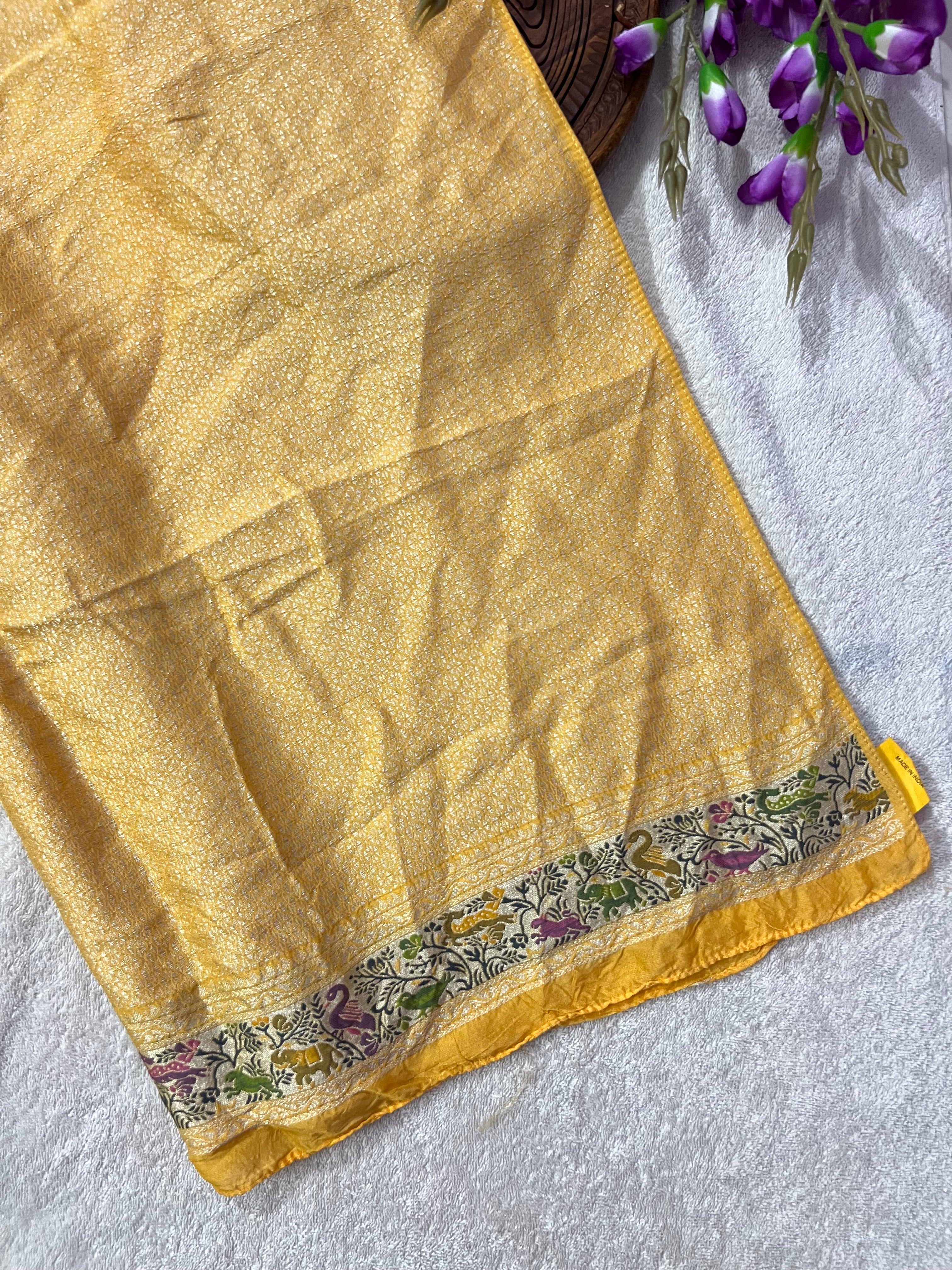 Tussar Bandhej Saree