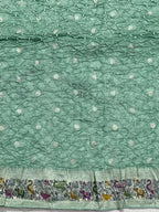 Tussar Bandhej Saree