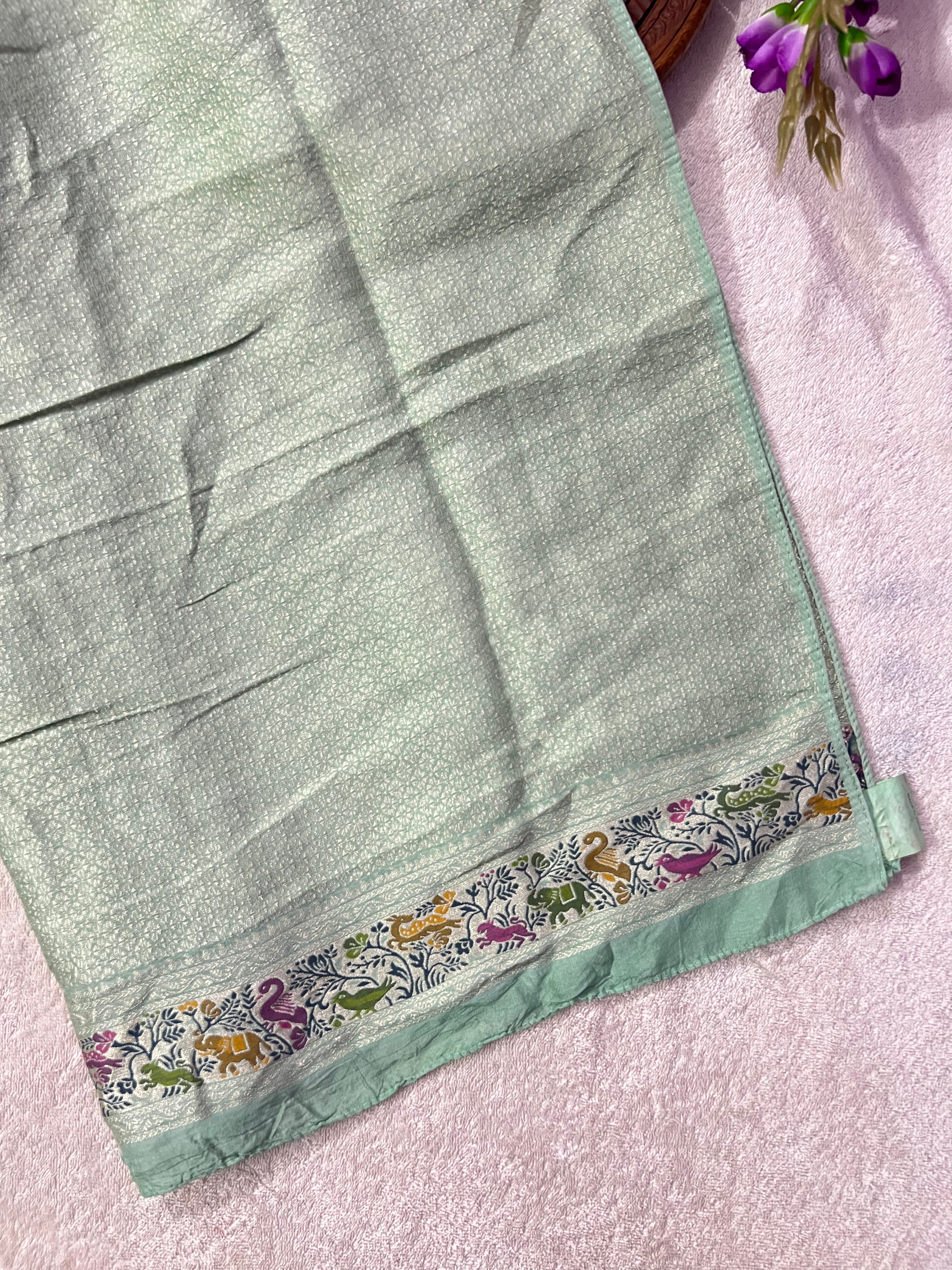 Tussar Bandhej Saree