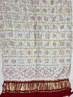 Gaji Checks Bandhej Dupatta