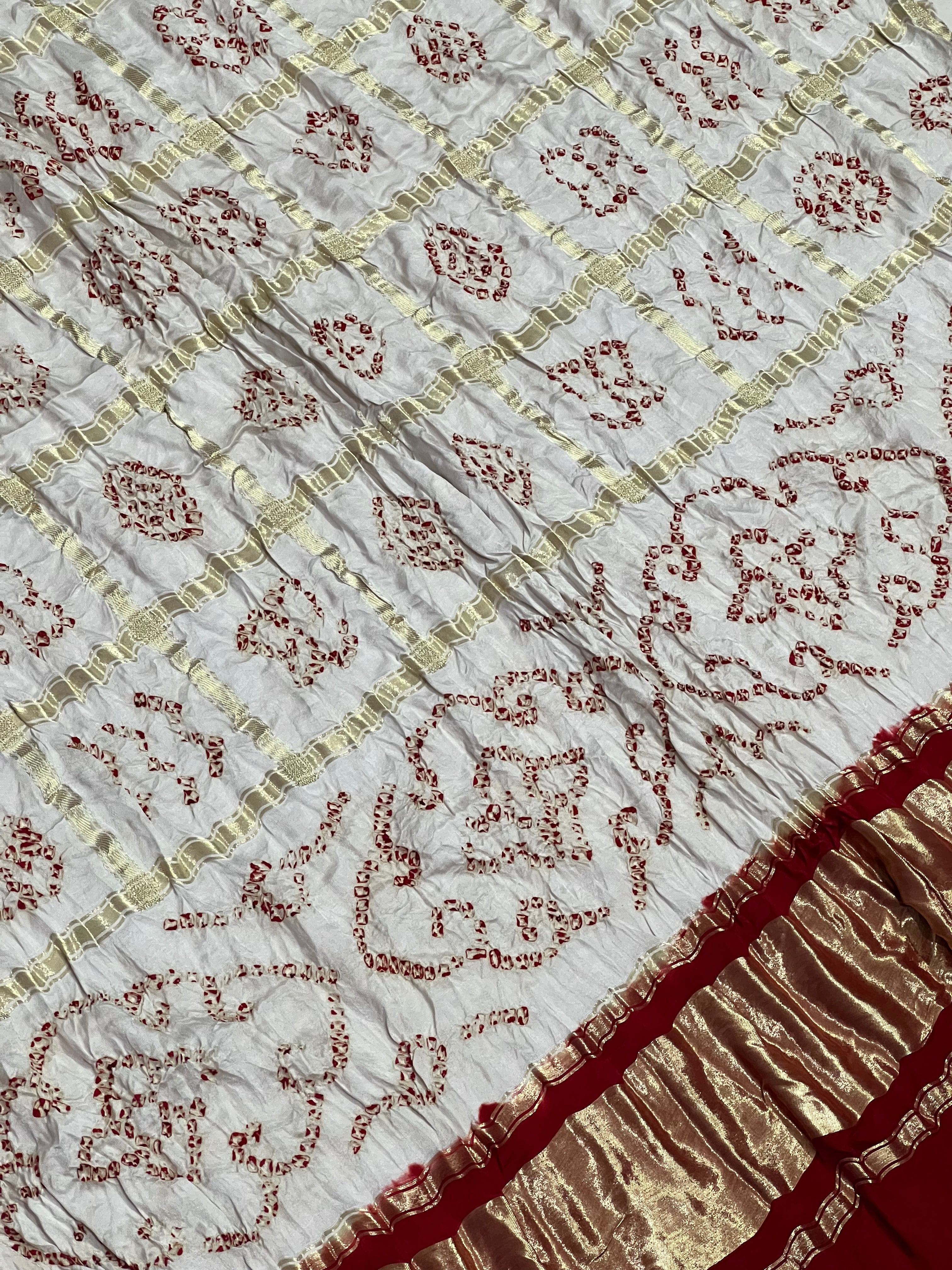 Gaji Checks Bandhej Dupatta