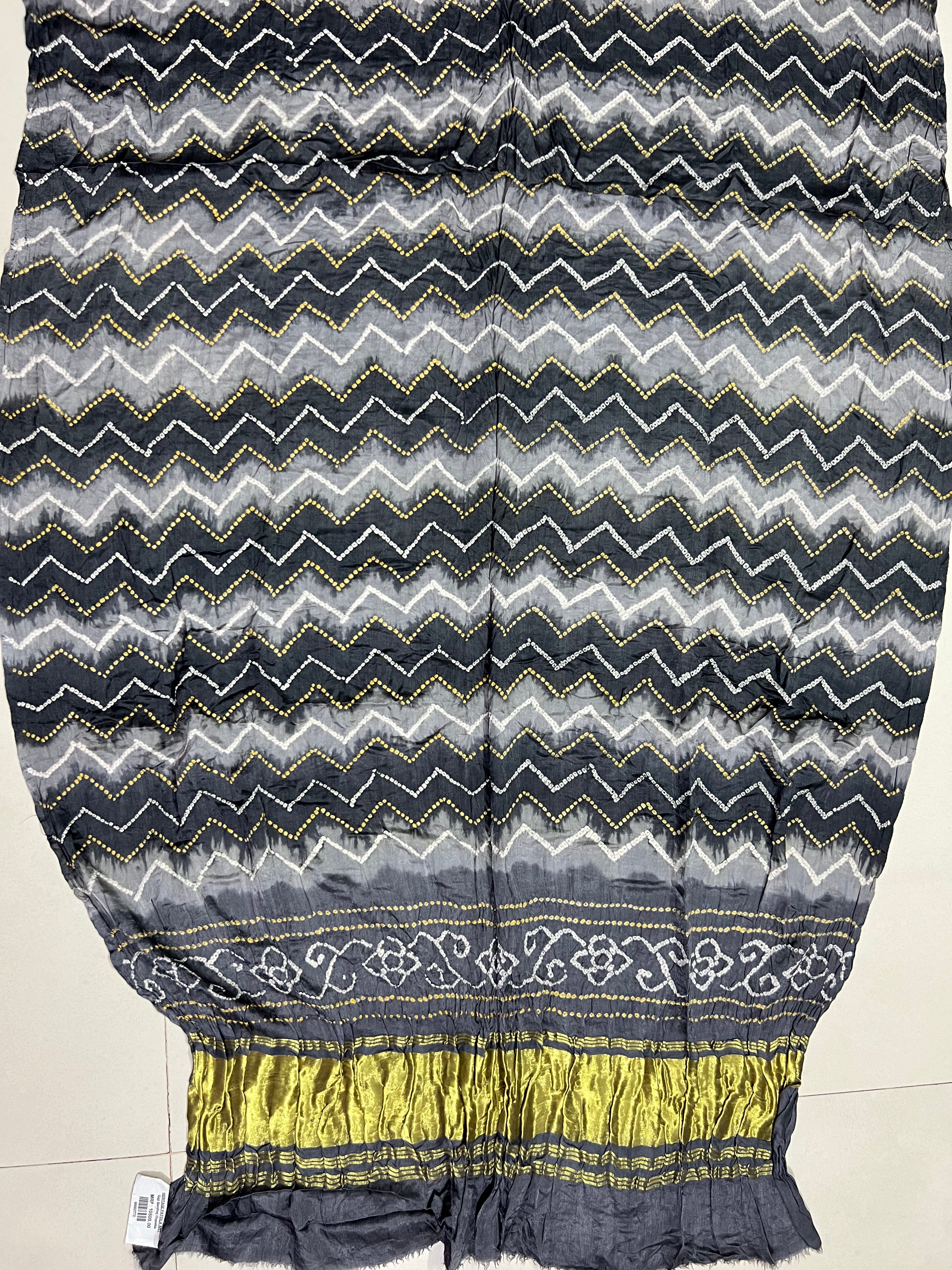 Gaji Silk Bandhej Dupatta