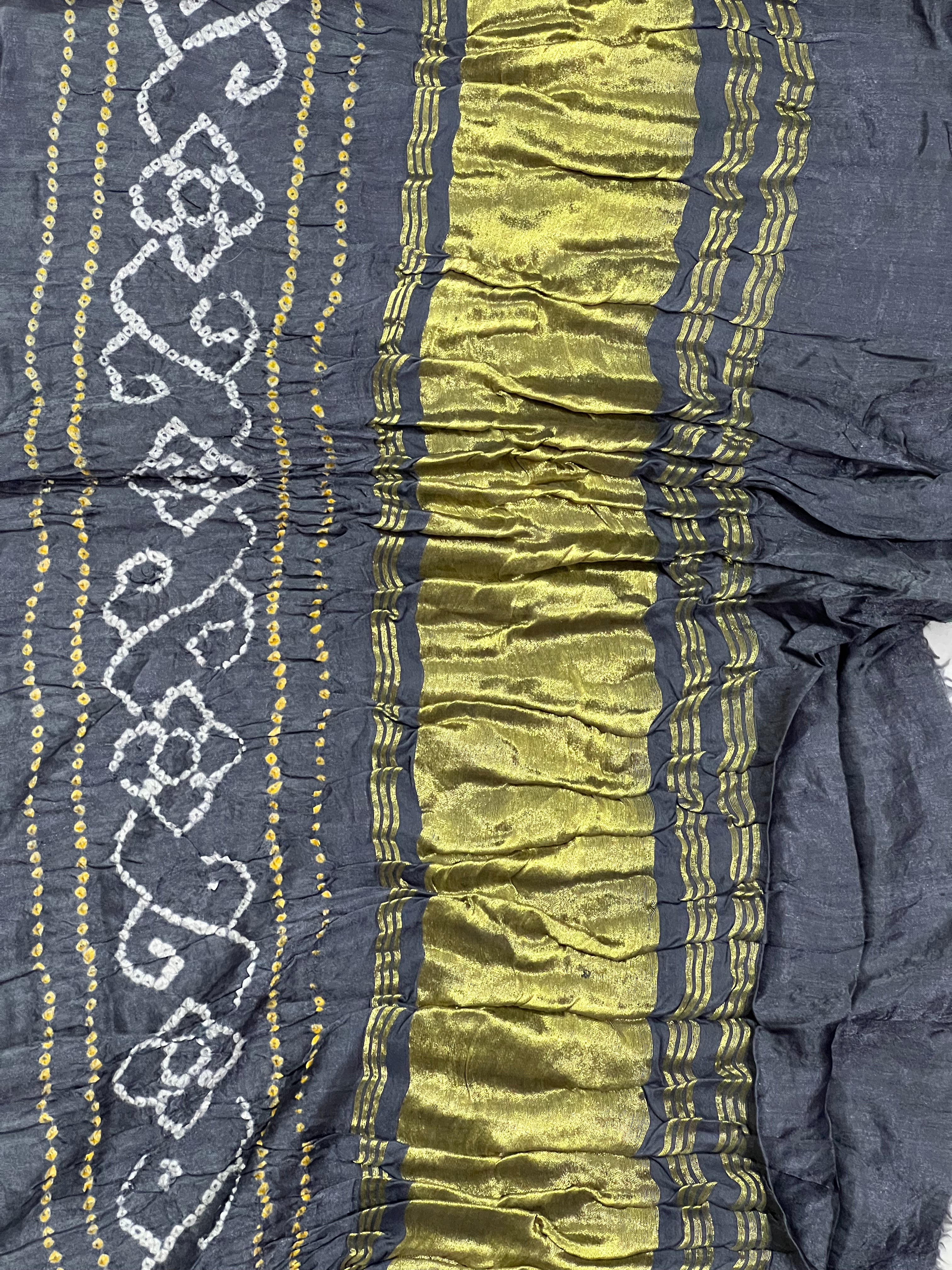 Gaji Silk Bandhej Dupatta
