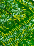 Gaji Silk Bandhej Dupatta