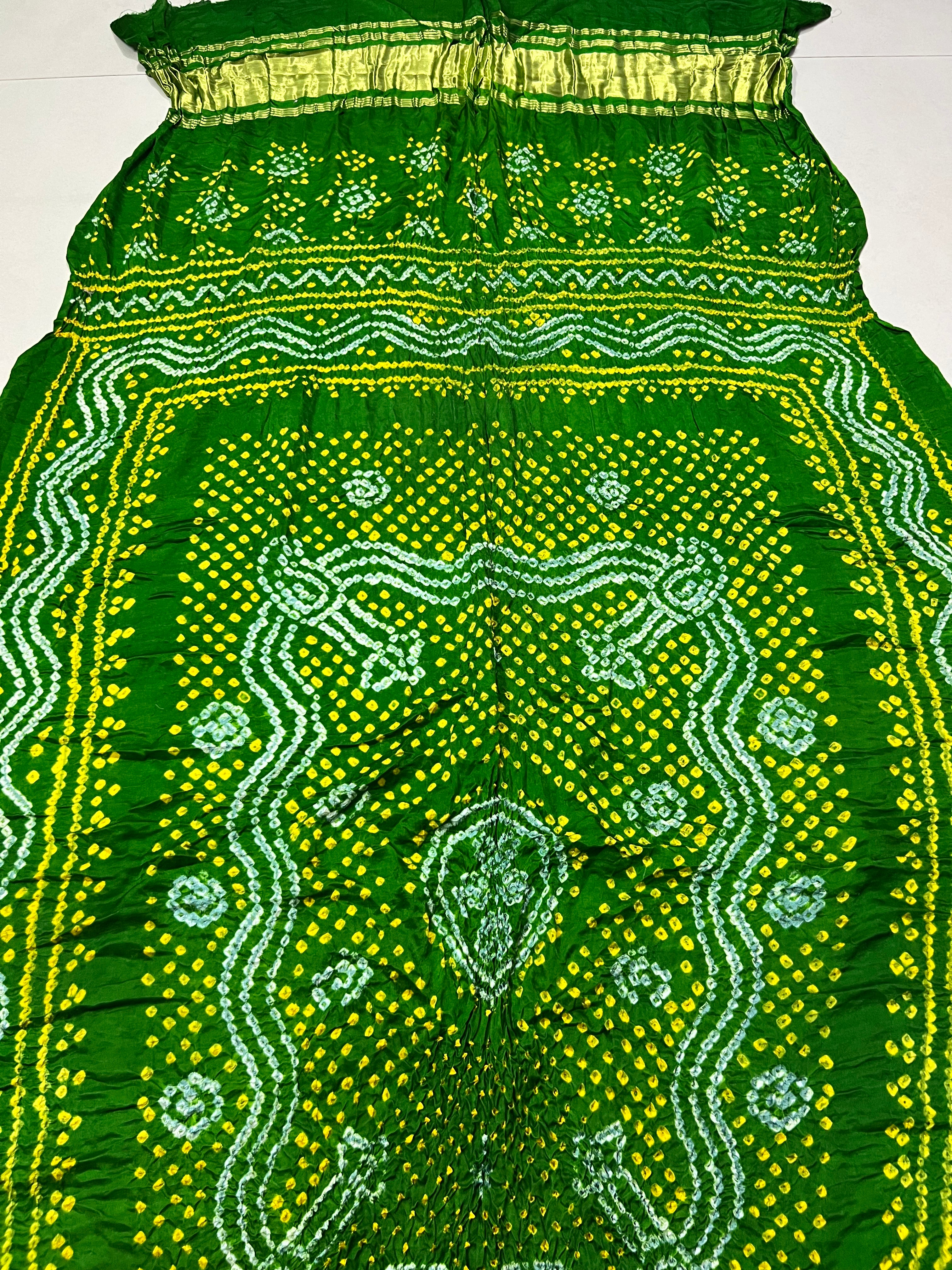 Gaji Silk Bandhej Dupatta