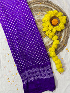 Gaji Silk Bandhej Dupatta