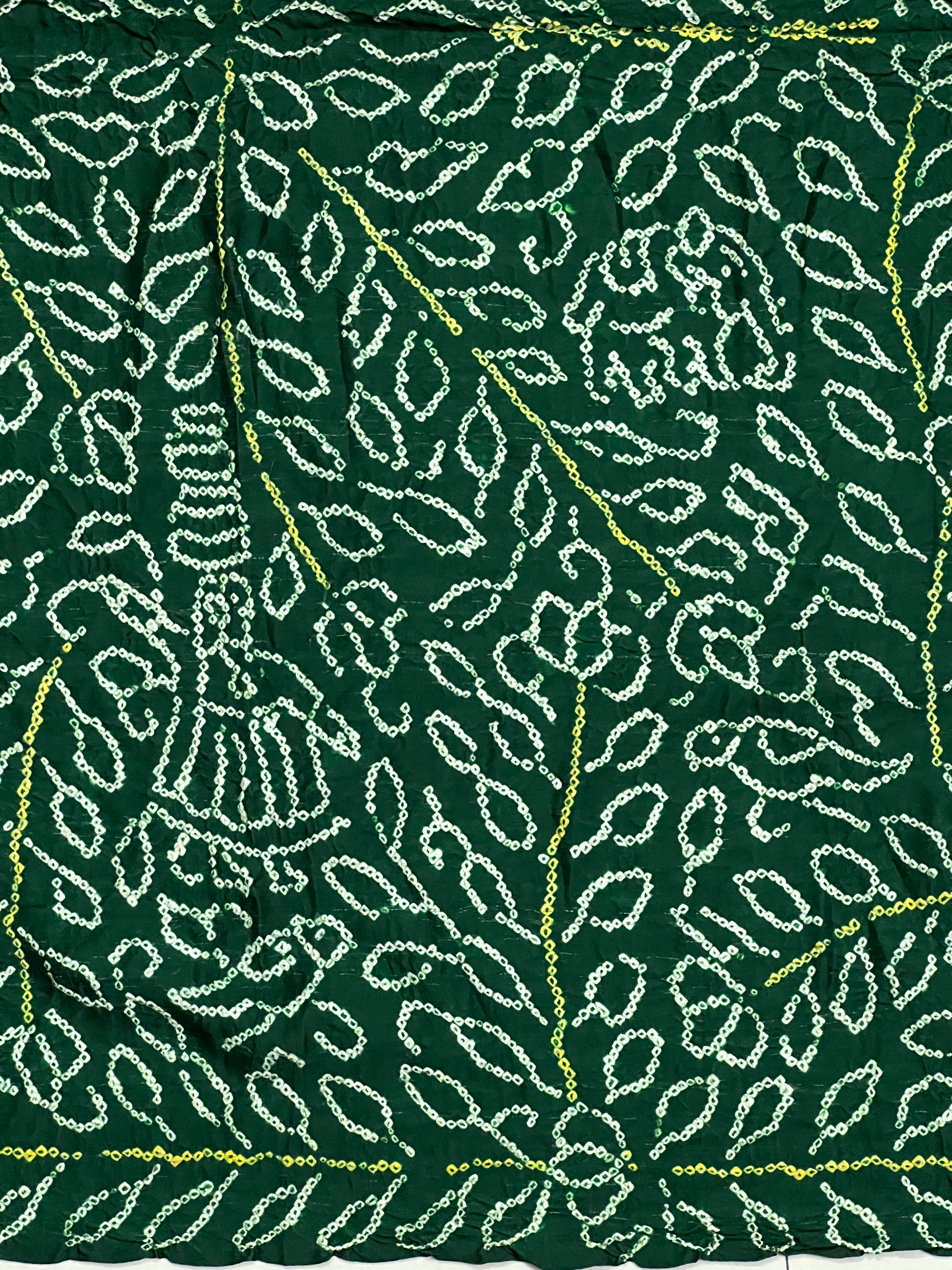 Gaji Silk Bandhej Dupatta