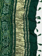 Gaji Silk Bandhej Dupatta