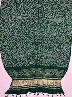 Gaji Silk Bandhej Dupatta