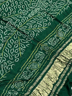 Gaji Silk Bandhej Dupatta