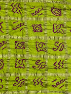 Gaji Silk Checks Bandhej Dupatta