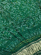 Gaji Silk Bandhej Dupatta