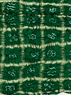 Gaji Silk Checks Bandhej Dupatta