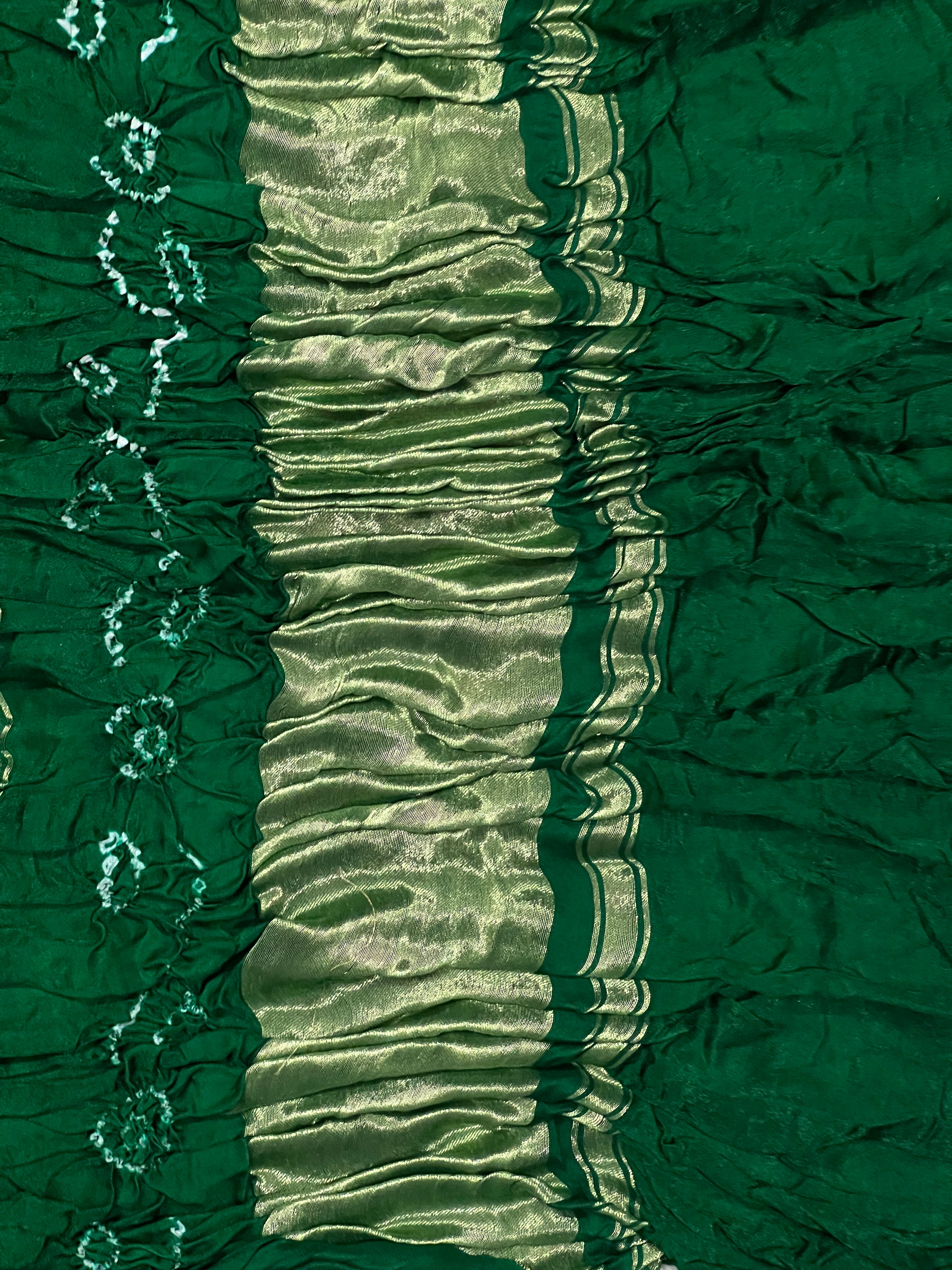 Gaji Silk Checks Bandhej Dupatta