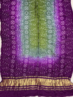 Gaji Silk Bandhej Dupatta