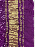 Gaji Silk Bandhej Dupatta