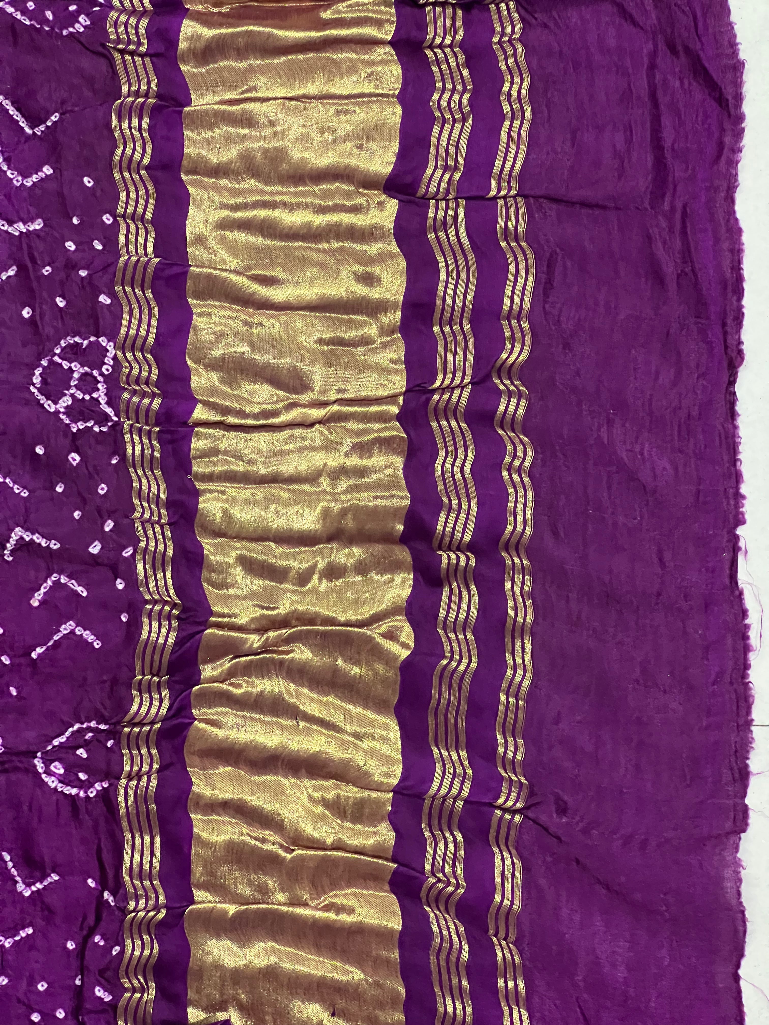 Gaji Silk Bandhej Dupatta