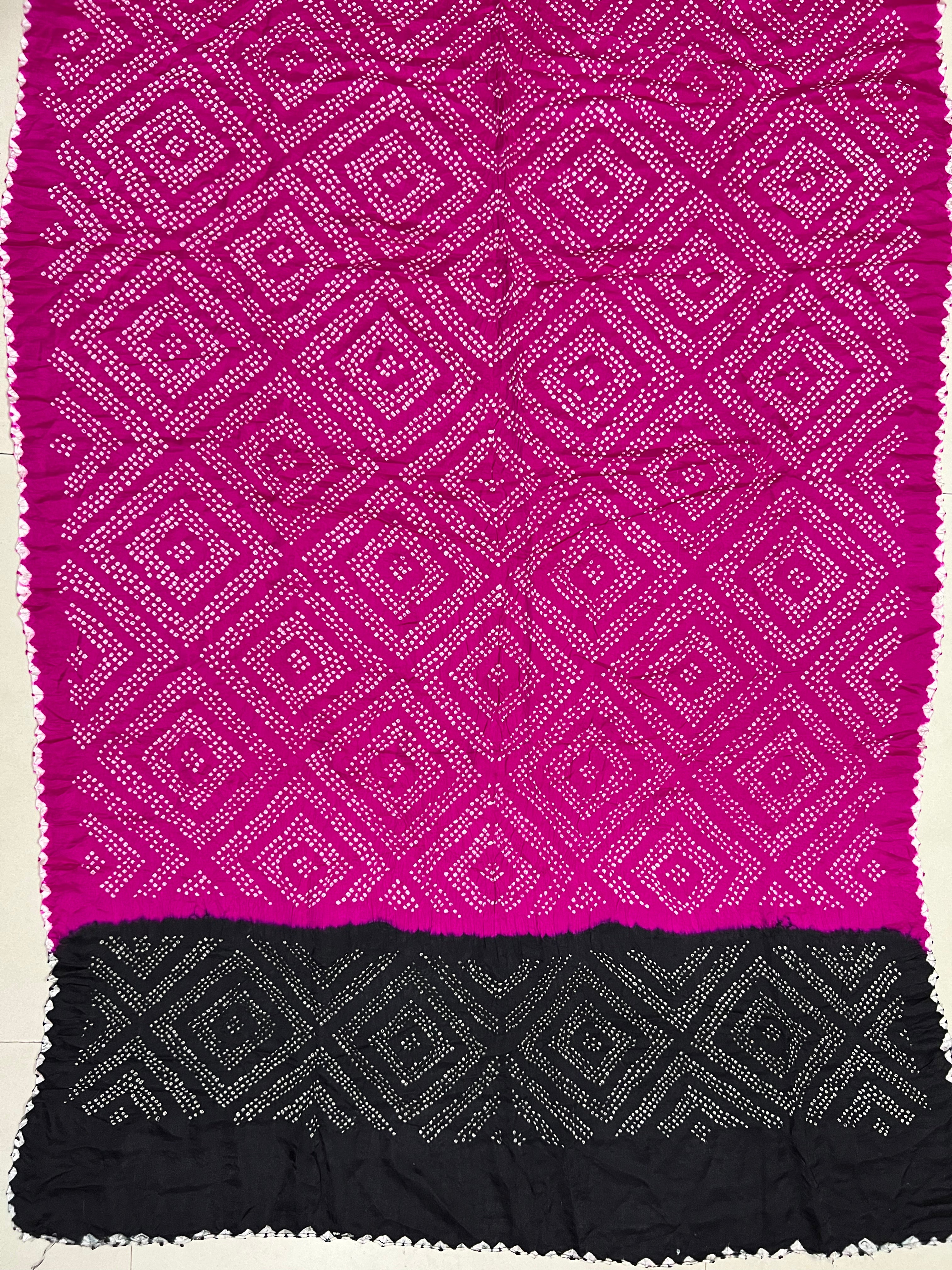 Gaji Silk Bandhej Dupatta