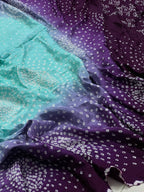 Gaji Silk Bandhej Dupatta