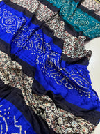 Gaji Silk Bandhej Dupatta