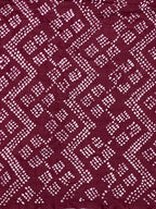 Gaji Silk Bandhej Dupatta