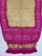 Gaji Silk Bandhej Dupatta