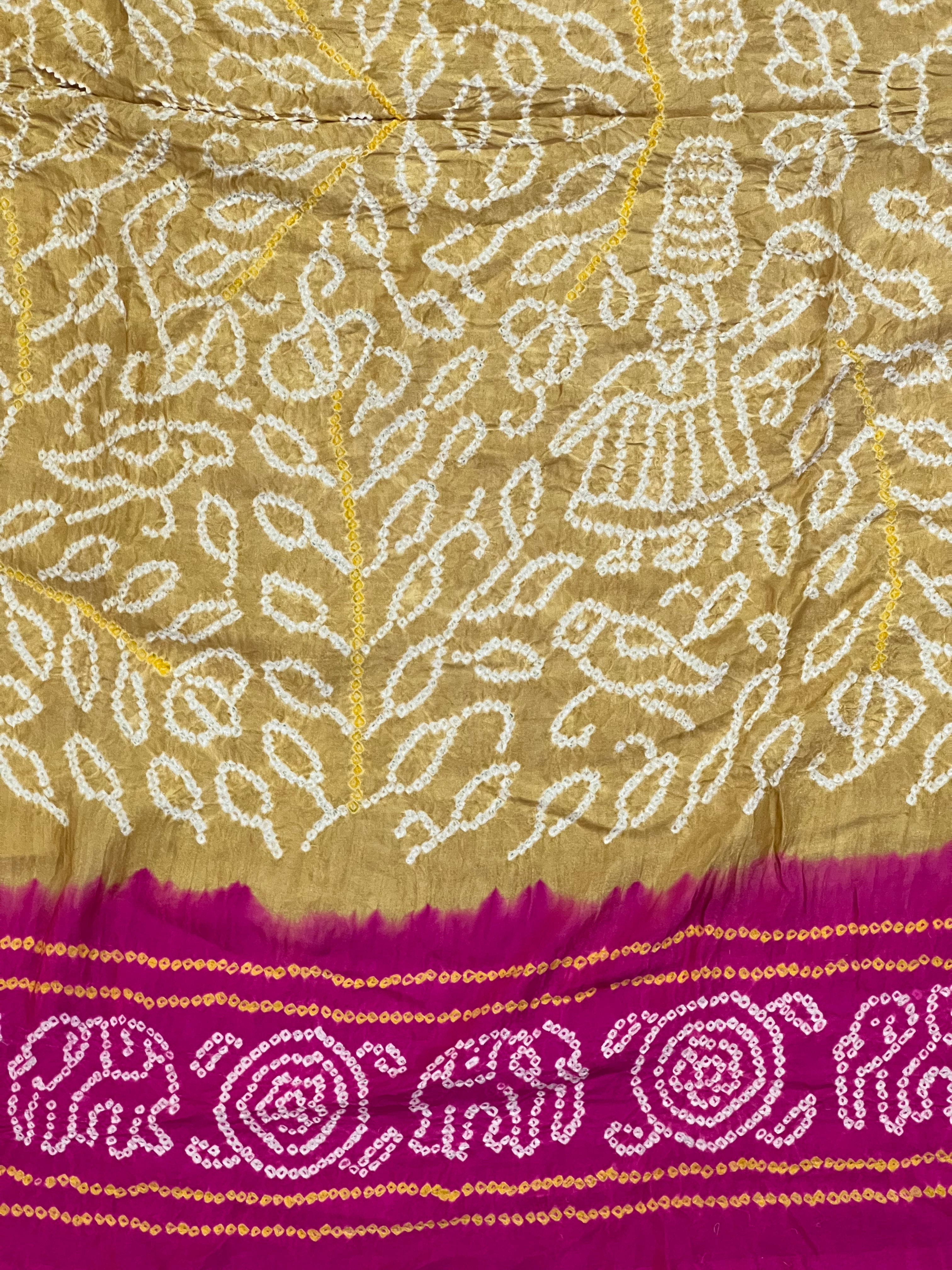 Gaji Silk Bandhej Dupatta