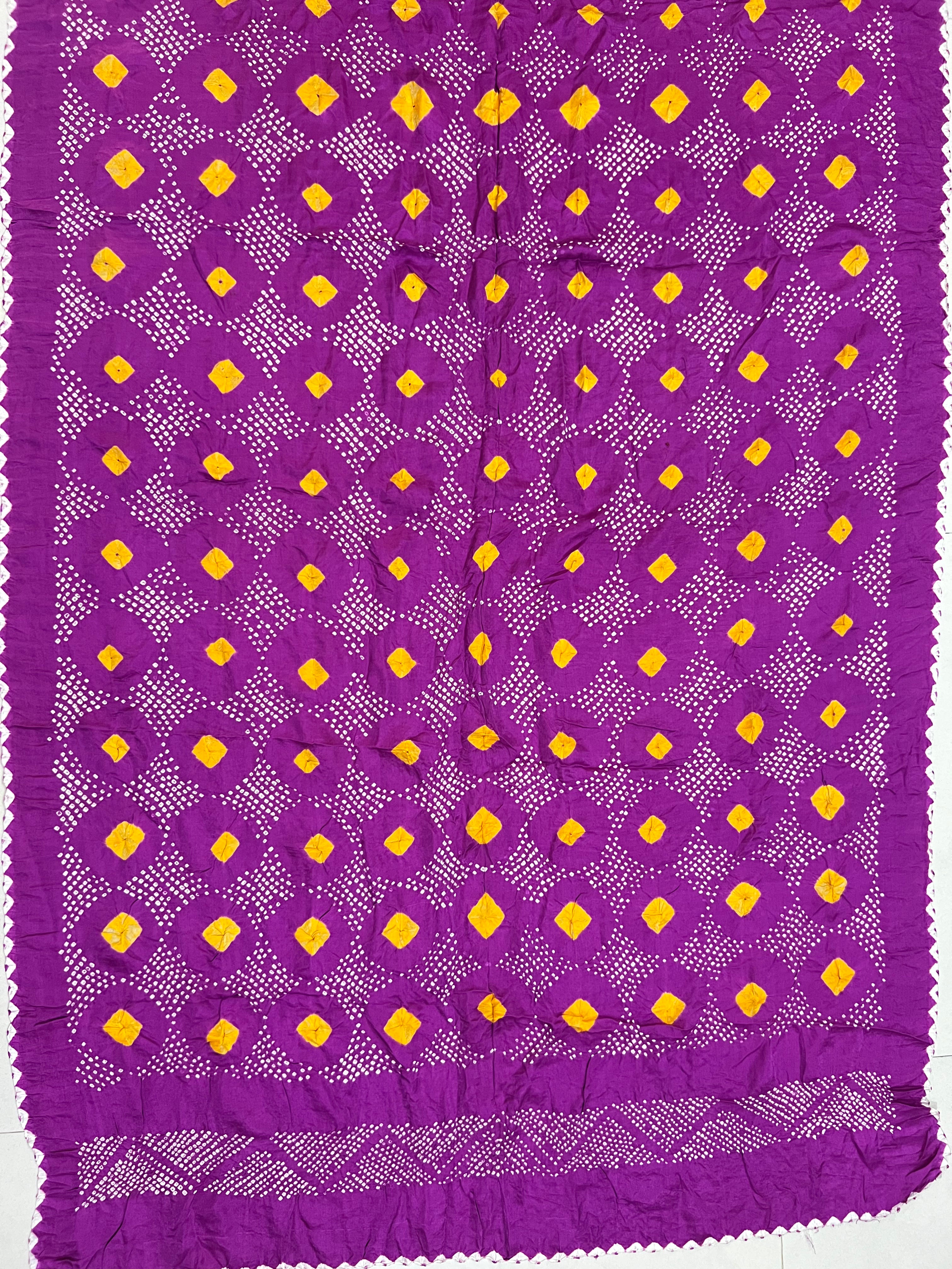 Gaji Silk Bandhej Dupatta