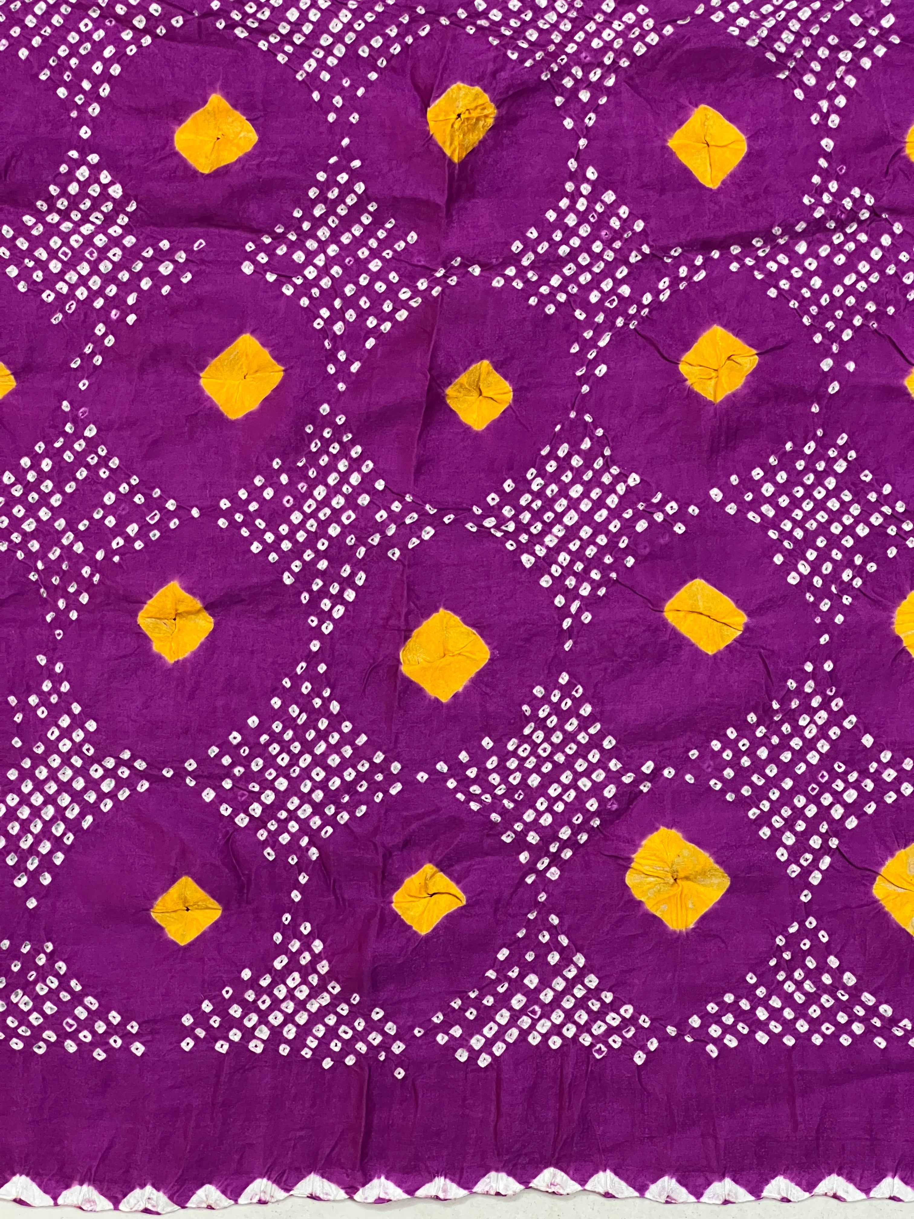 Gaji Silk Bandhej Dupatta