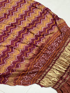 Gaji Silk Bandhej Dupatta