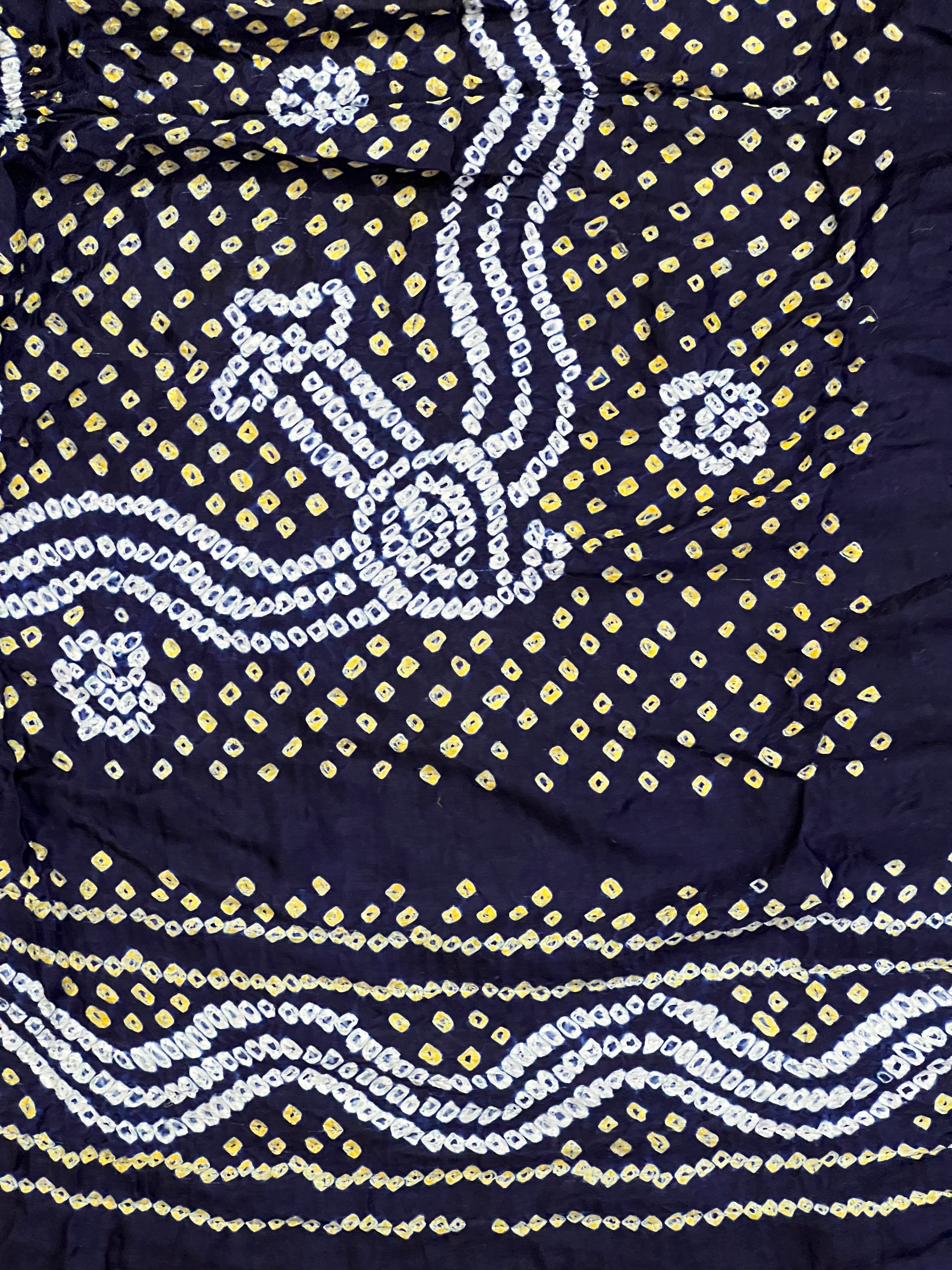 Gaji Silk Bandhej Dupatta