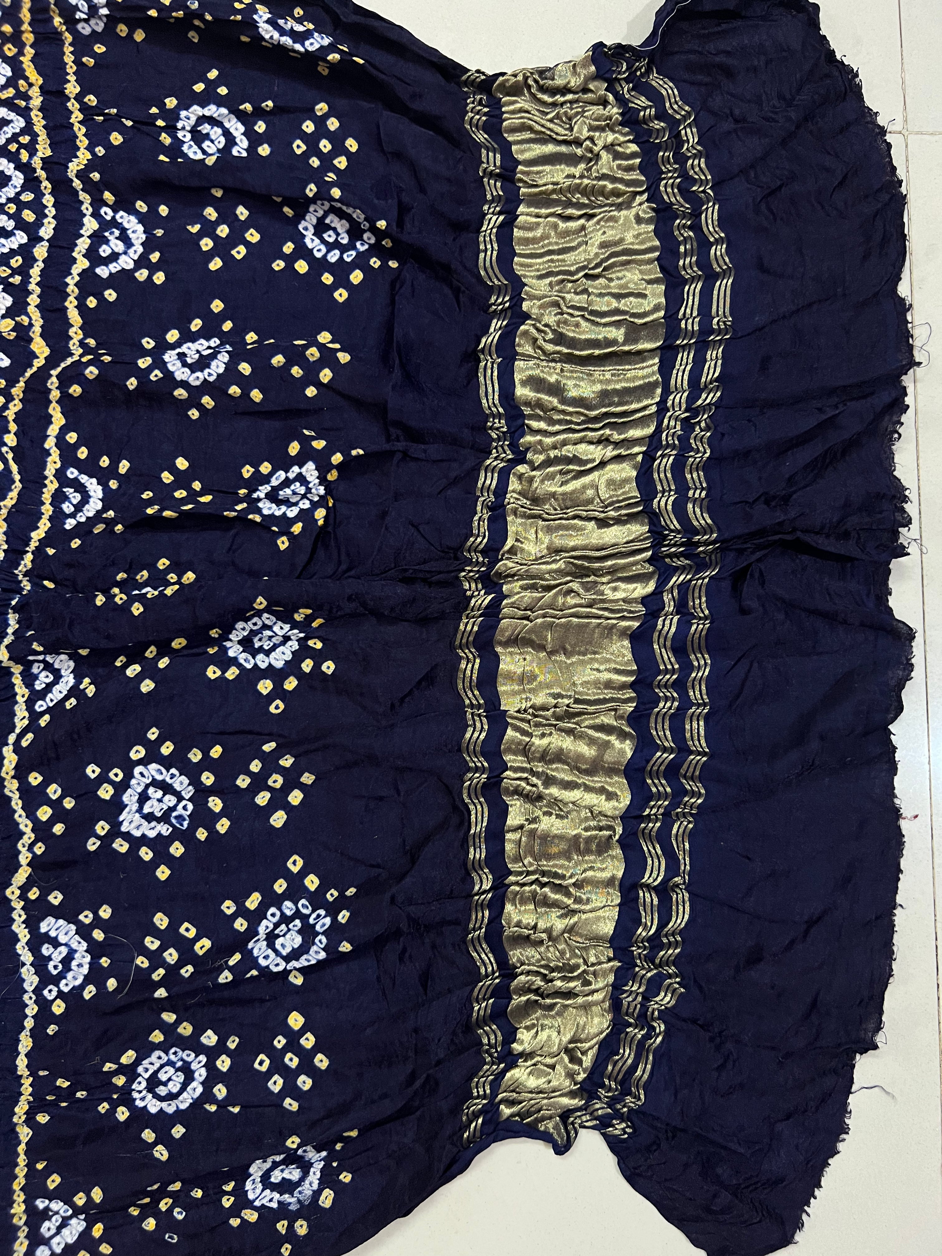 Gaji Silk Bandhej Dupatta