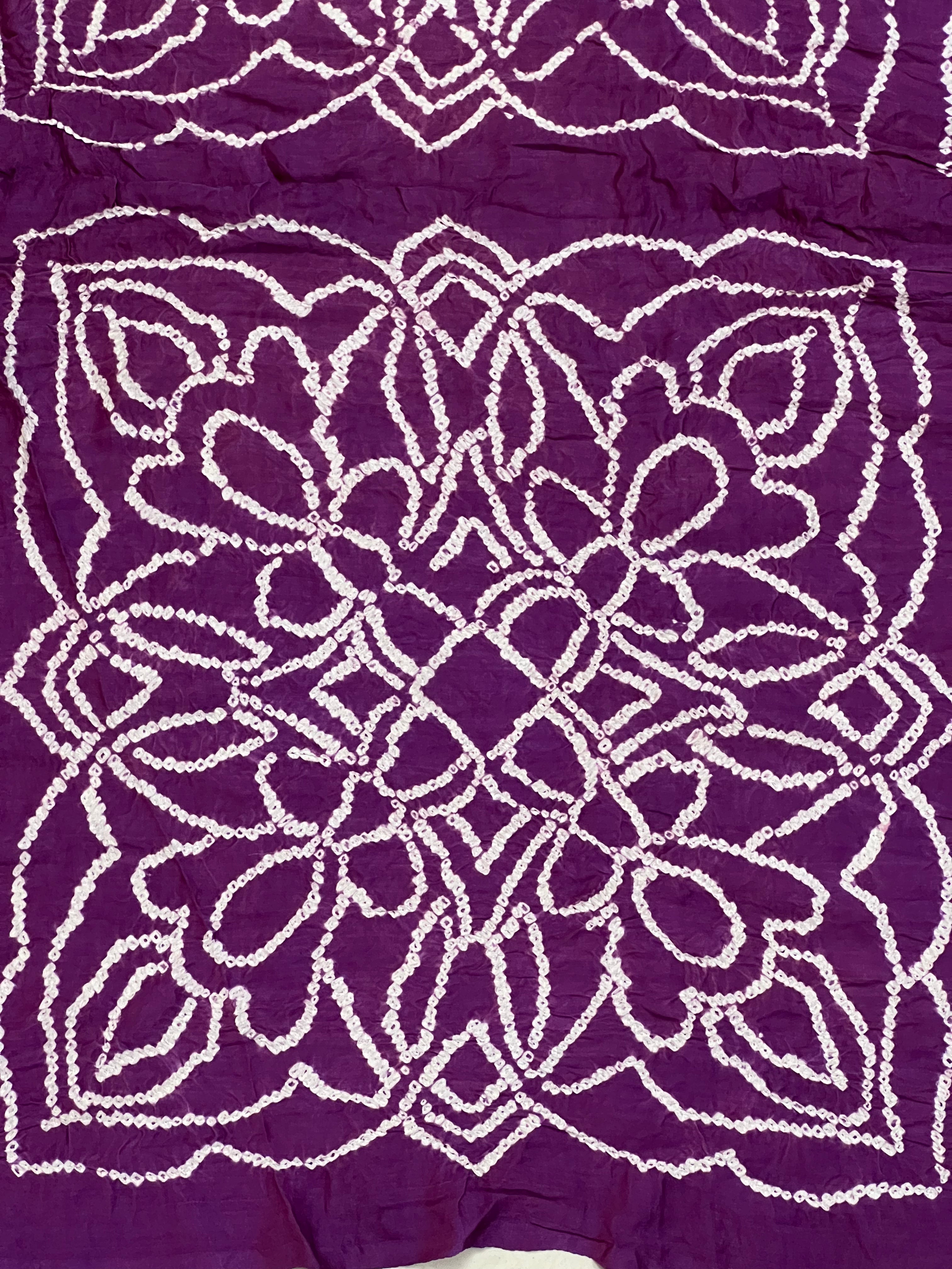 Gaji Silk Bandhej Dupatta