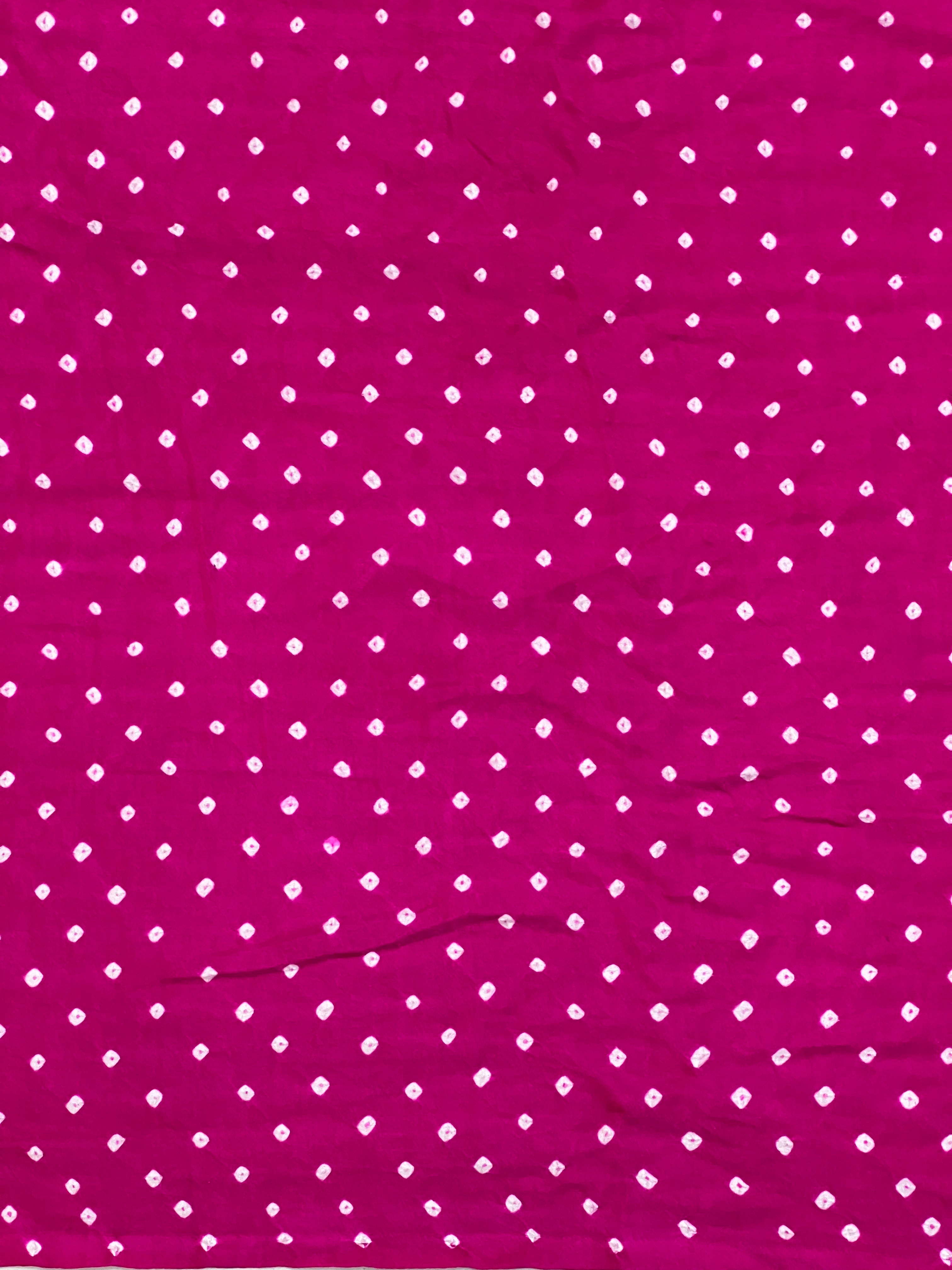 Gaji Silk Bandhej Dupatta