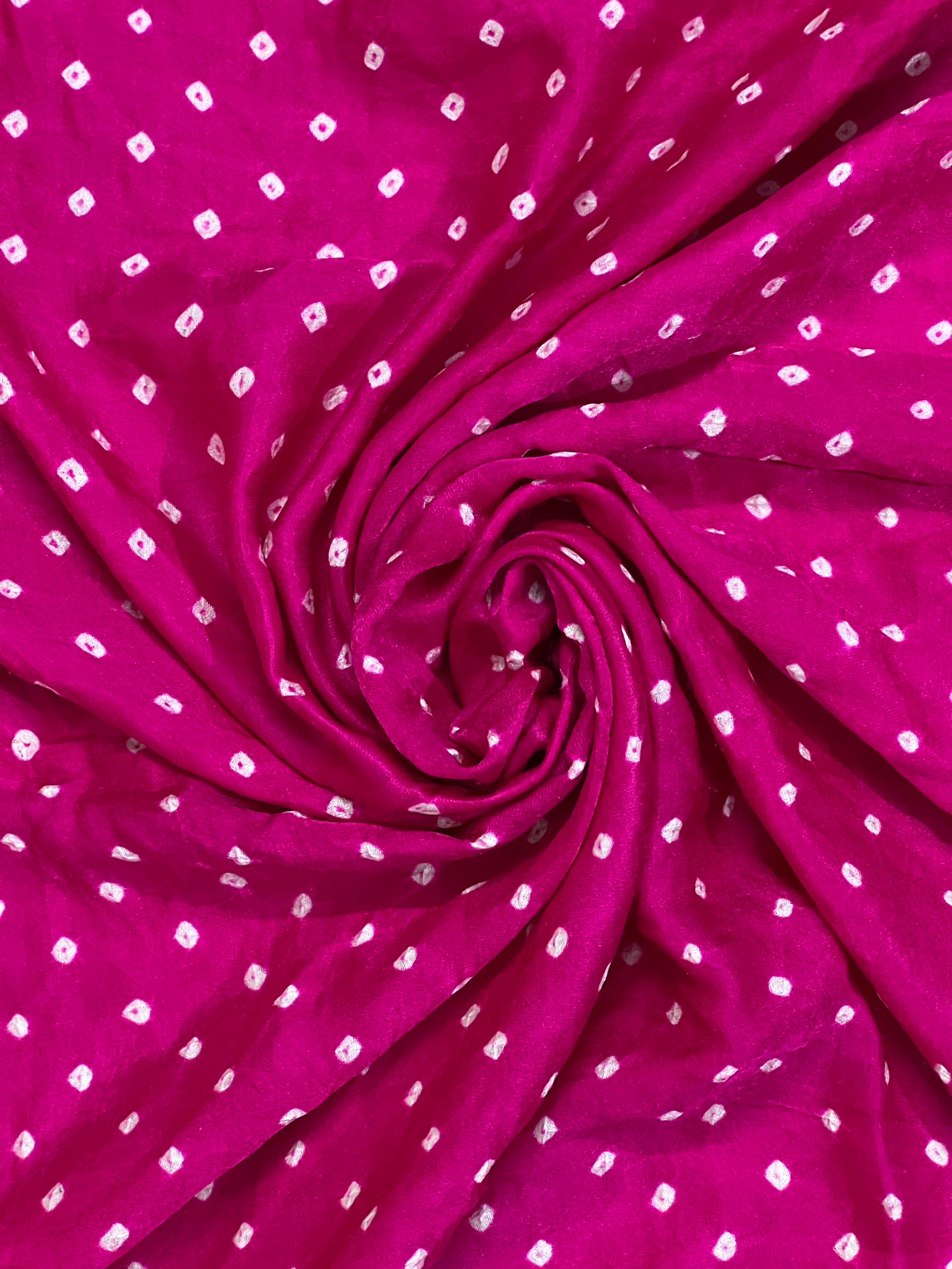 Gaji Silk Bandhej Dupatta