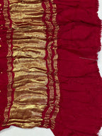 Gaji Silk Bandhej Dupatta
