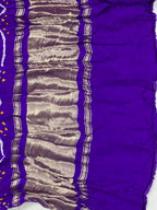Gaji Silk Checks Bandhej Dupatta