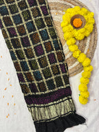 Gaji Silk Checks Bandhej Dupatta
