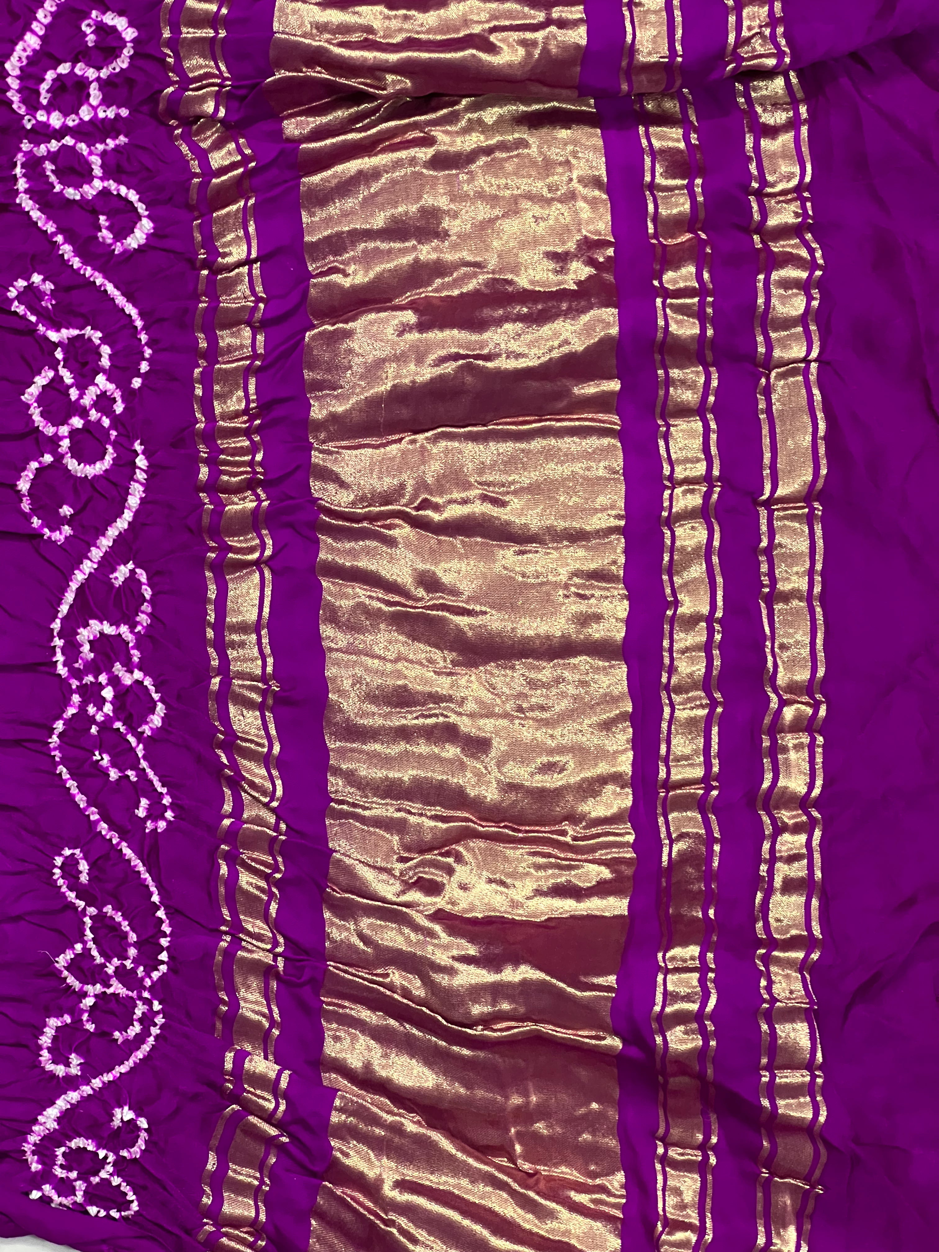 Gaji Silk Checks Bandhej Dupatta