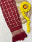 Gaji Silk Checks Bandhej Dupatta