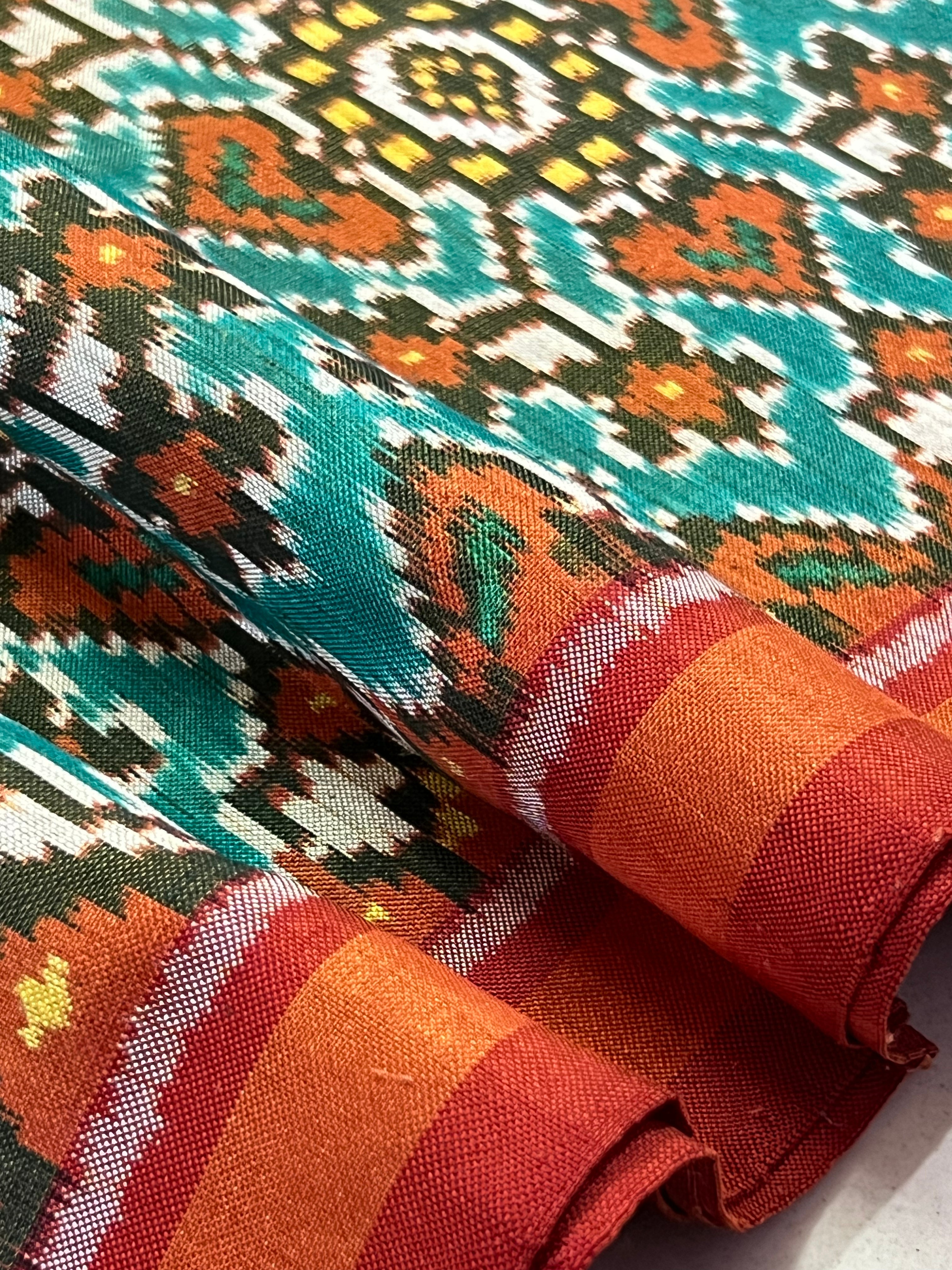 Tissue Double Zari Patola Saree Secondary image