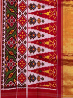 Twill Weaving Handwoven Patola Silk Saree