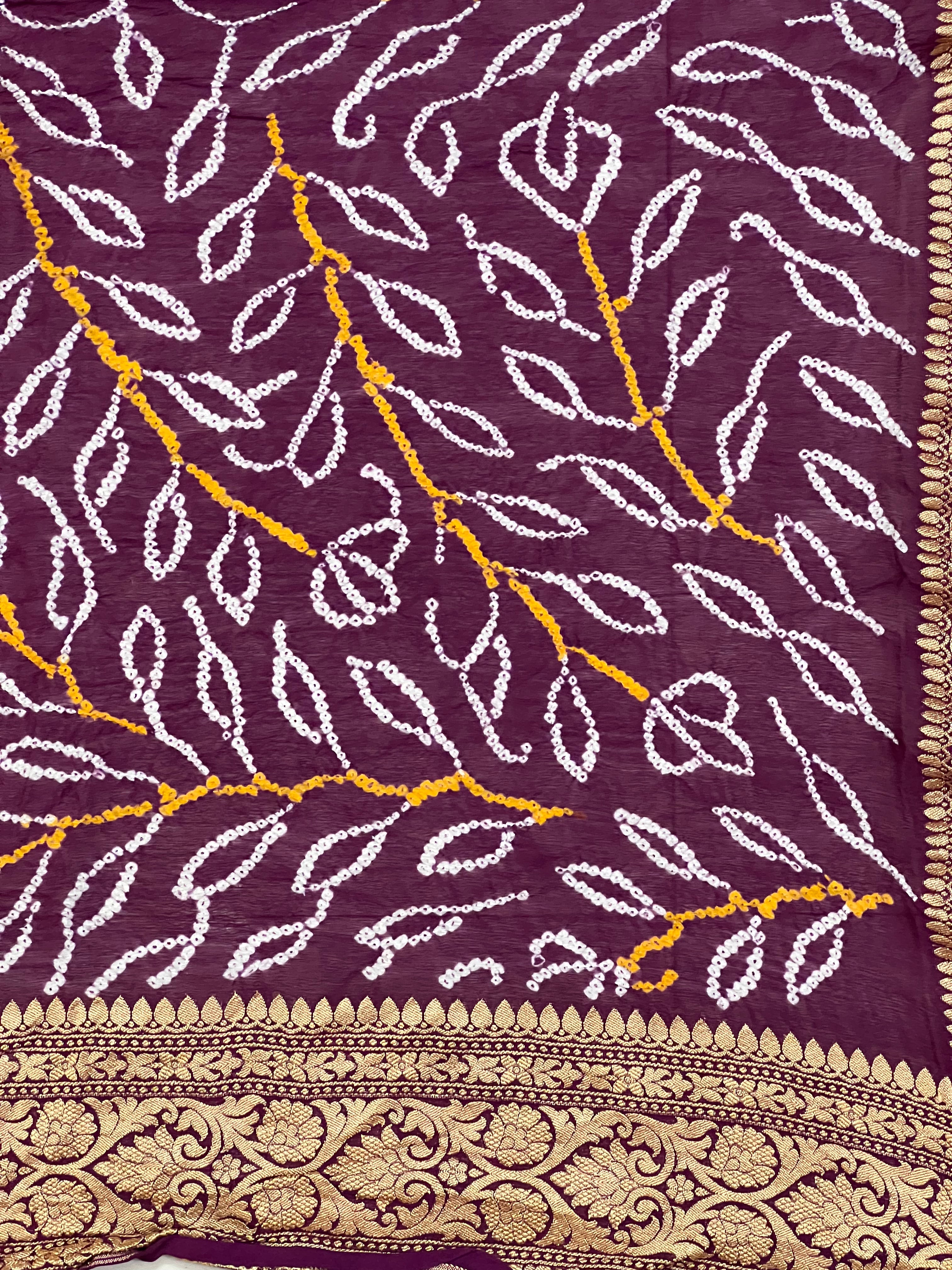 Georgette Bandhej Dupatta