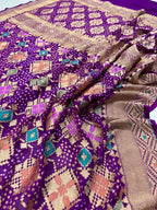 Georgette Bandhej Dupatta