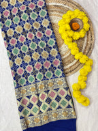 Georgette Bandhej Dupatta