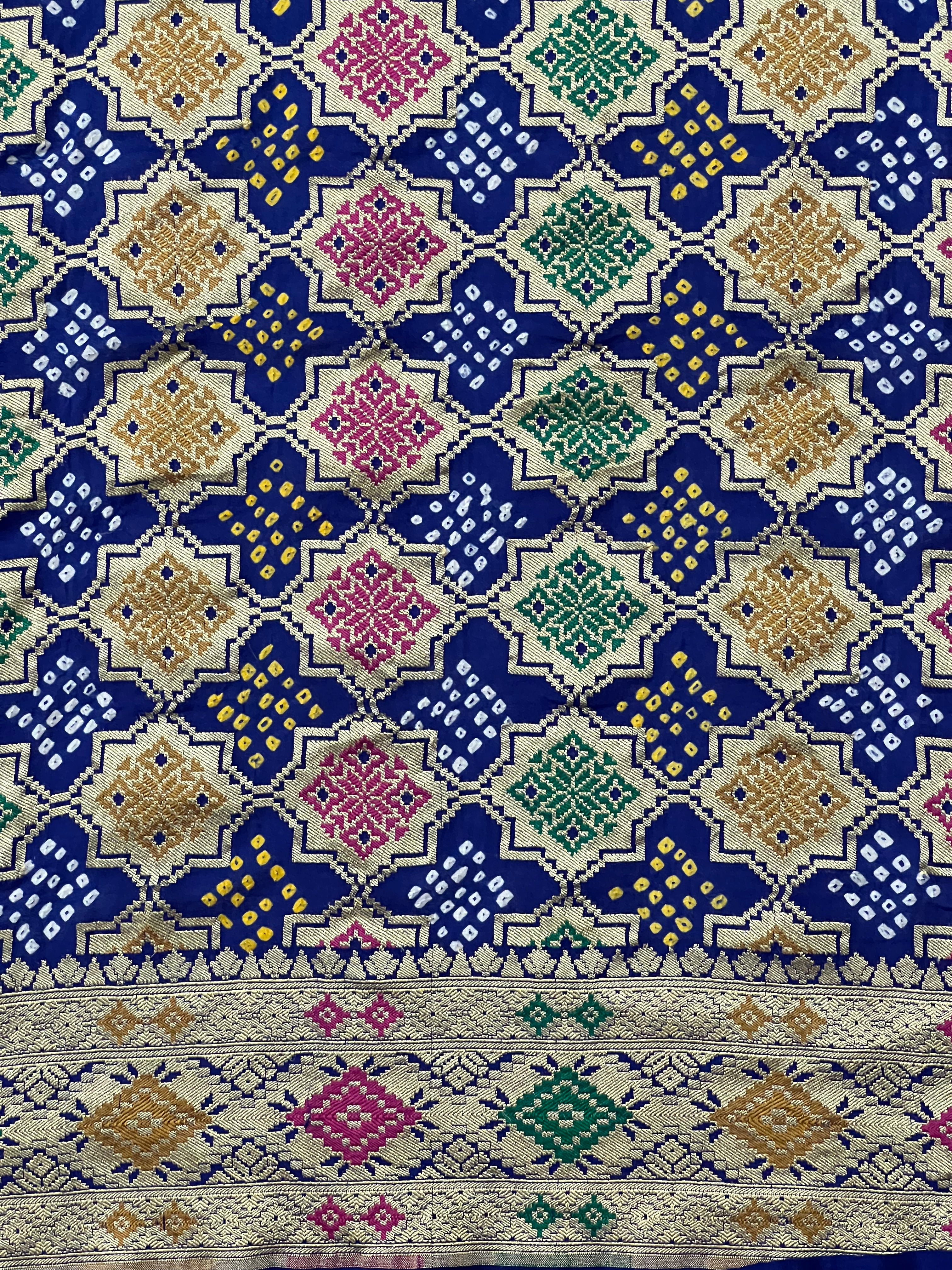 Georgette Bandhej Dupatta