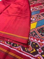 Handwoven Patola Silk Saree Laheriya Designer