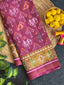 Handwoven Patola Silk Saree Narikunj Figure