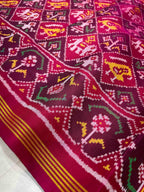 Handwoven Patola Silk Saree Traditional Narikunjan